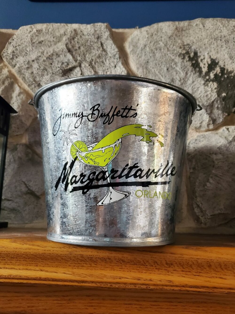 Jimmy Buffett Margaritaville Metal Ice Bucket